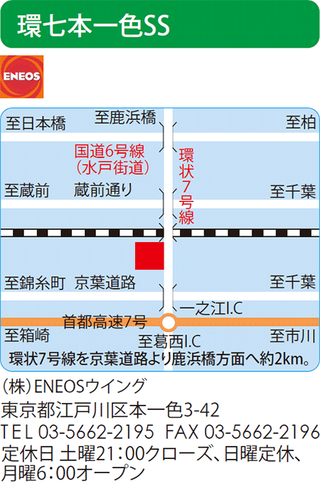 環七本一色SS(ENEOSウイング)