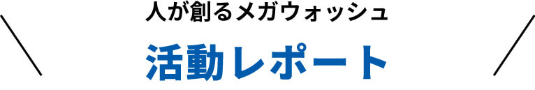 人が創るメガウォッシュ