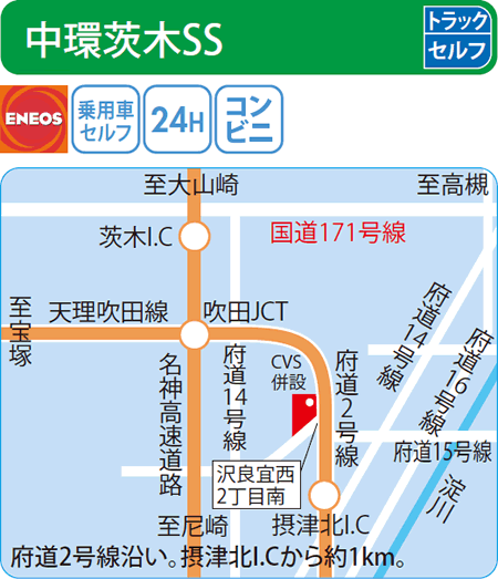 中環茨木SS（ENEOSジェネレーションズ）