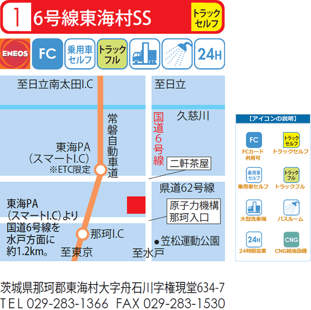 6号線東海村SS