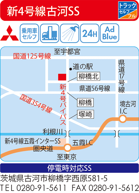 新4号線古河SS