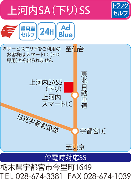 上河内SA(下り)SS