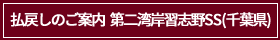 払戻しのご案内 第二湾岸習志野SS(千葉県)