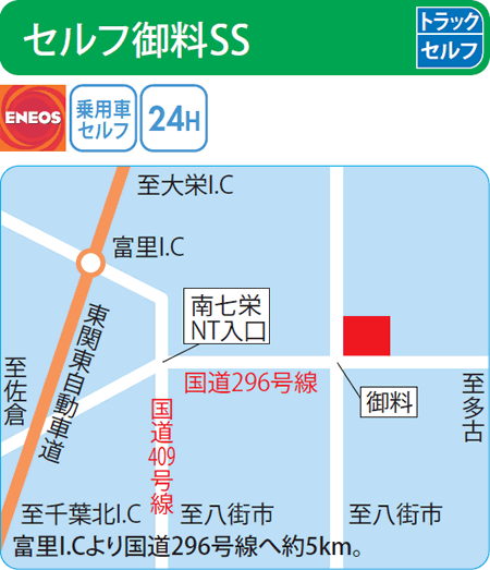 セルフ御料SS（ENEOSモビリニア）