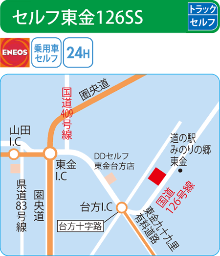 セルフ東金126SS（ENEOSモビリニア）