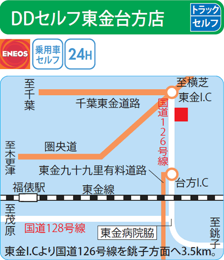 DDセルフ東金台方店（ENEOSモビリニア）
