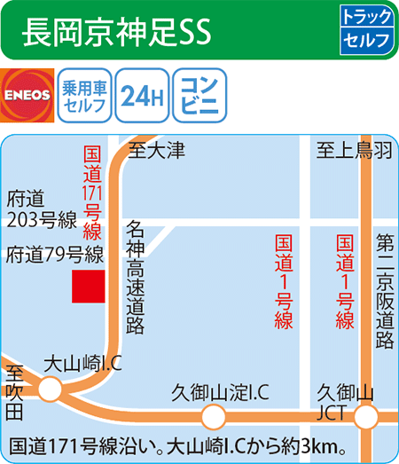 長岡京SS（ENEOSモビリニア）