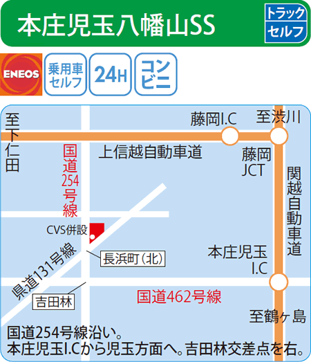 本庄児玉八幡山SS（ENEOSモビリニア）