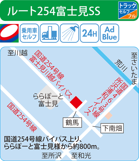 ルート254富士見SS（キタセキ）