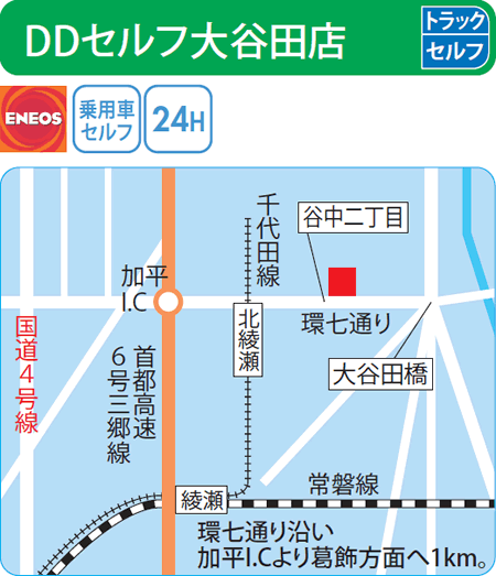 DDセルフ大谷田店（ENEOSモビリニア）
